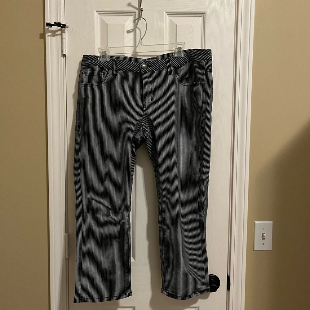 CAbi Stripe Jeans size 12
